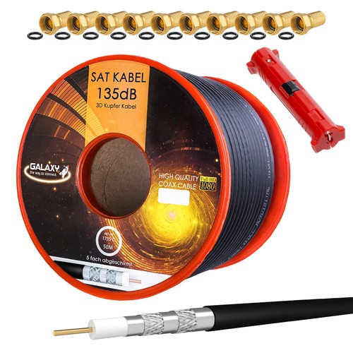50m cavo antenna rame - 50m,